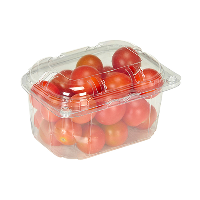  Small tomatoes and grapes clamshell